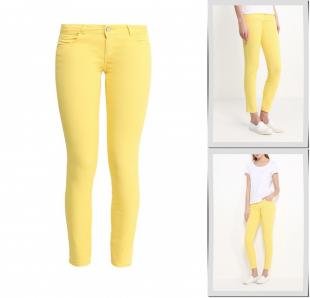 Желтые джинсы, джинсы adl, весна-лето 2016