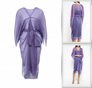 Фиолетовые платья, платье voielle, 